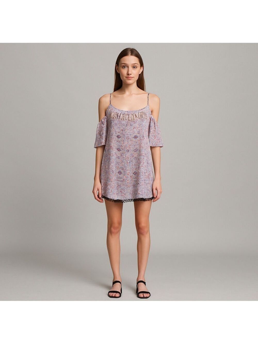 Bleu Rod Beattie Cold Shoulder Cover Up Small